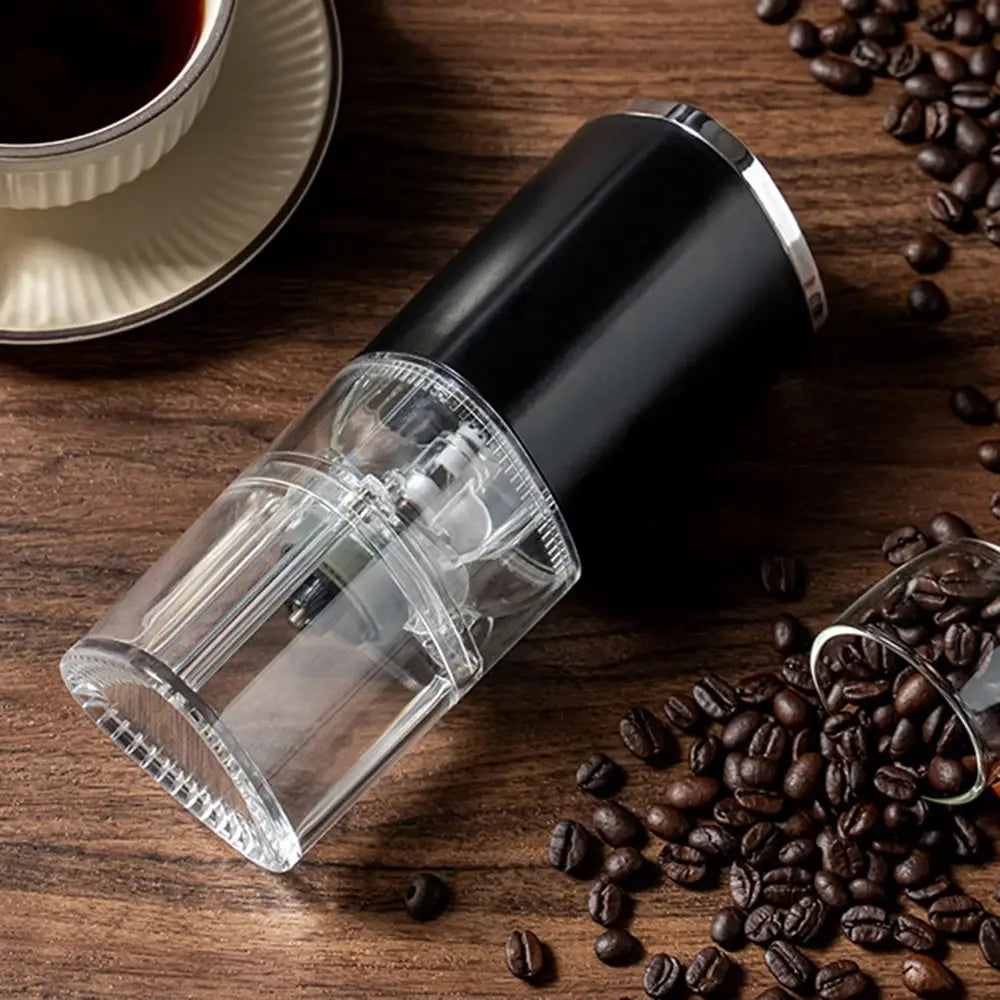 Portable Electric Coffee Grinder with Burr Grinder