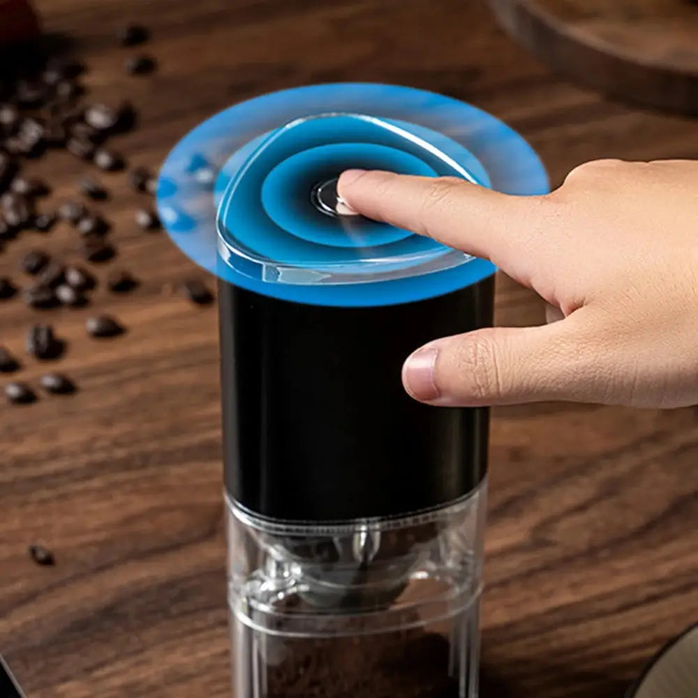 Portable Electric Coffee Grinder with Burr Grinder