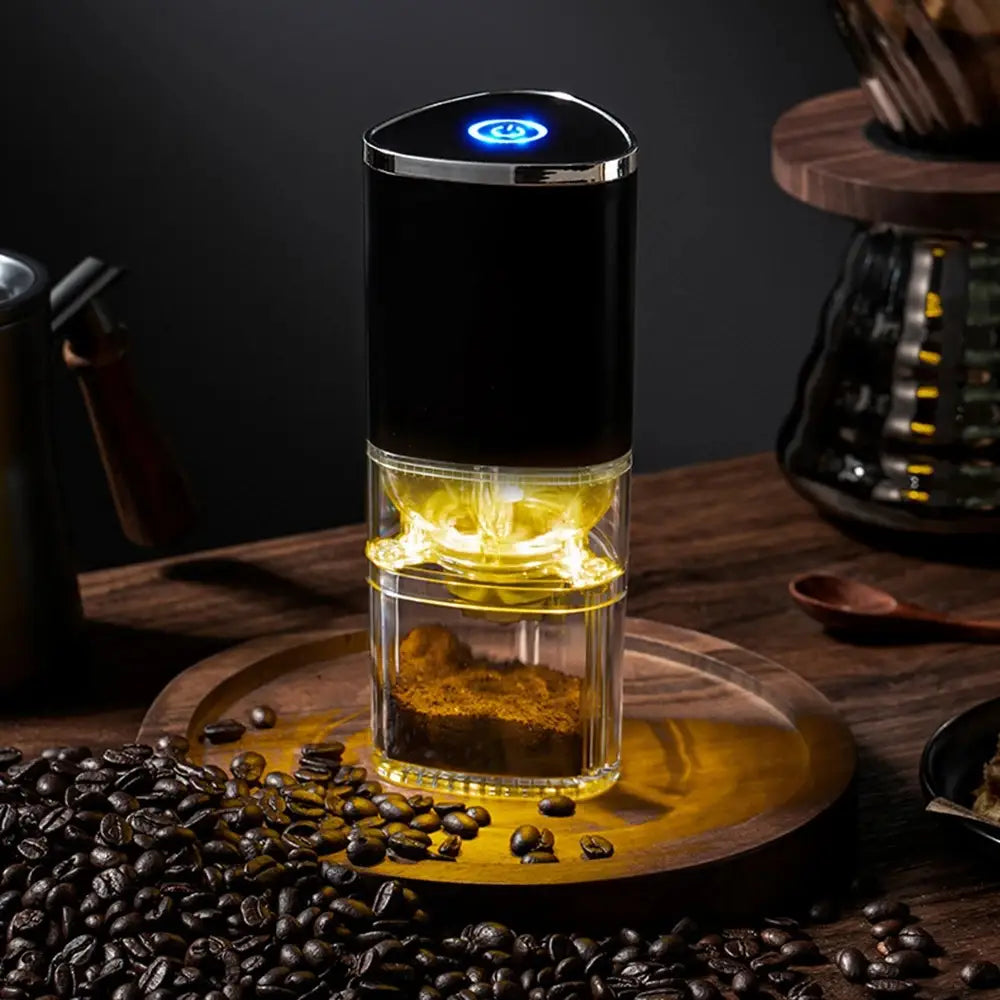 Portable Electric Coffee Grinder with Burr Grinder