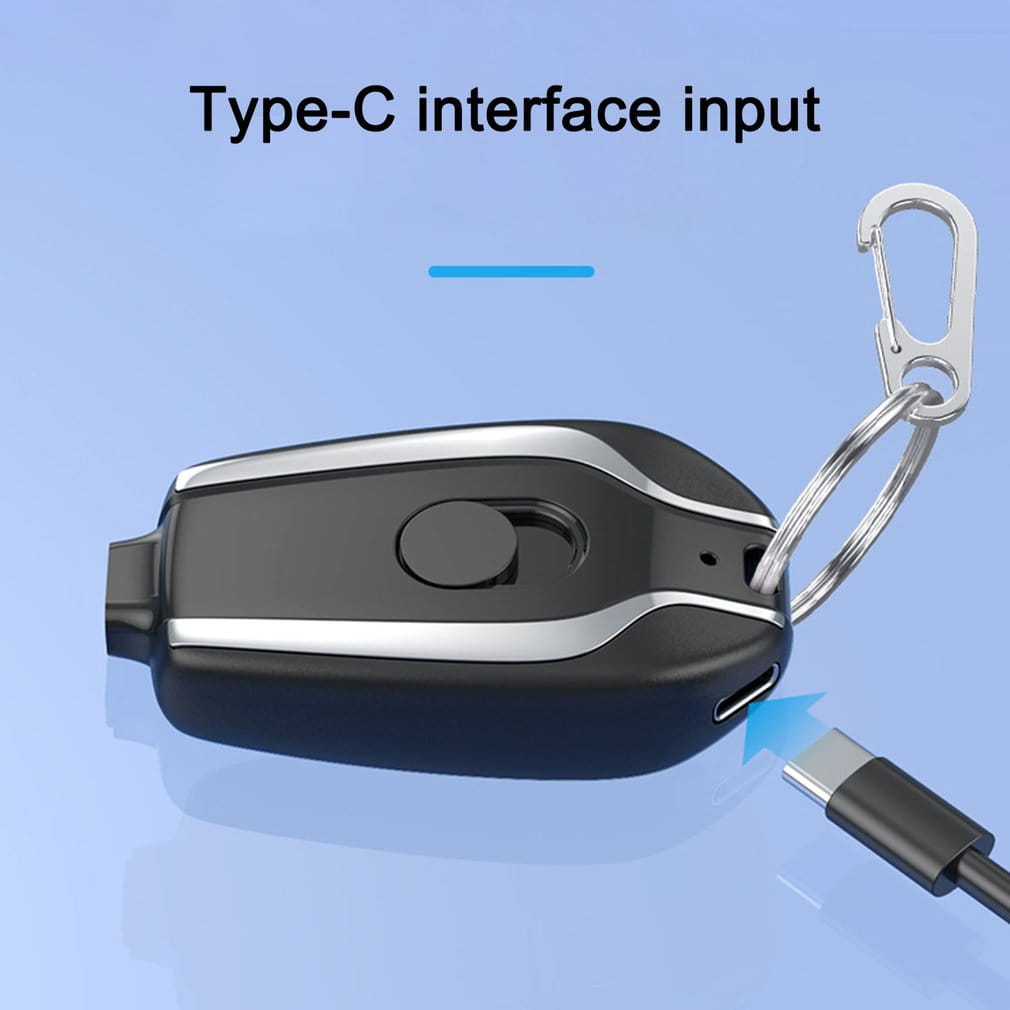 Keychain Savior: Mini Power Bank for Emergencies (Fast Charging)