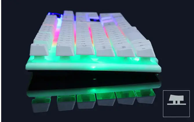 GTX300: Glowing Gaming Keyboard & Mouse Set (Light Up Your Wins!)