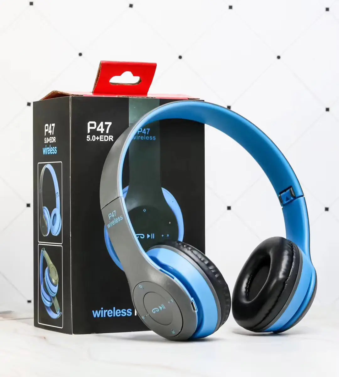 Foldable Bluetooth Headset - Stereo Bass Mic