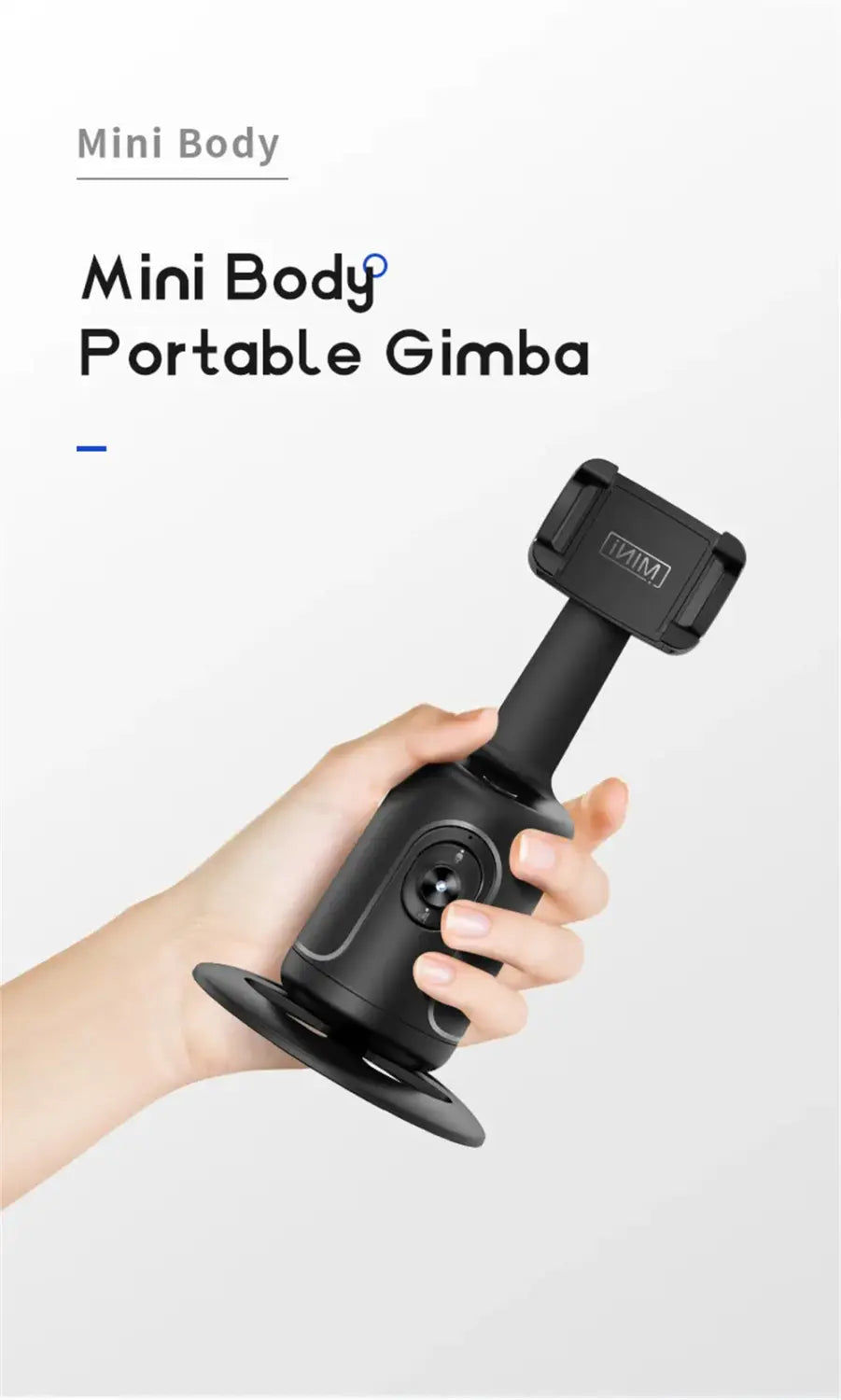 Level Up Your Vlog: 360° AI Tracking Gimbal