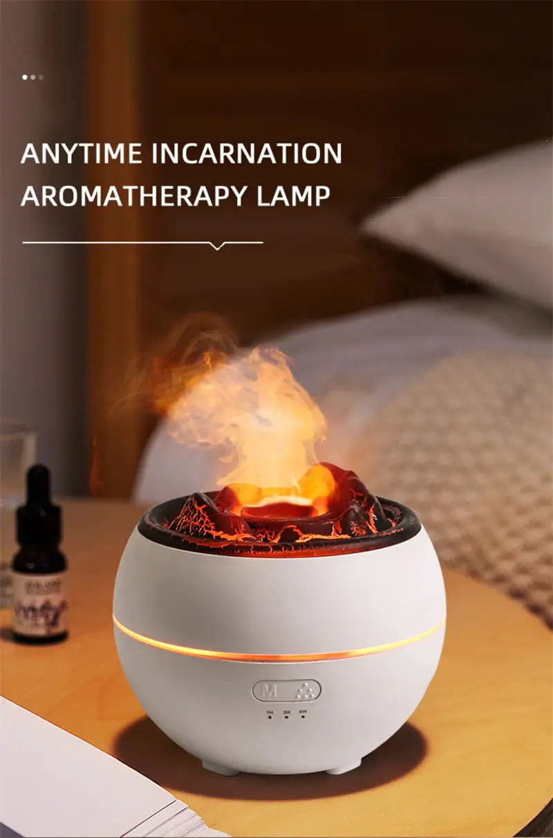 Flame Diffuser & Humidifier: Aromatherapy for Your Home