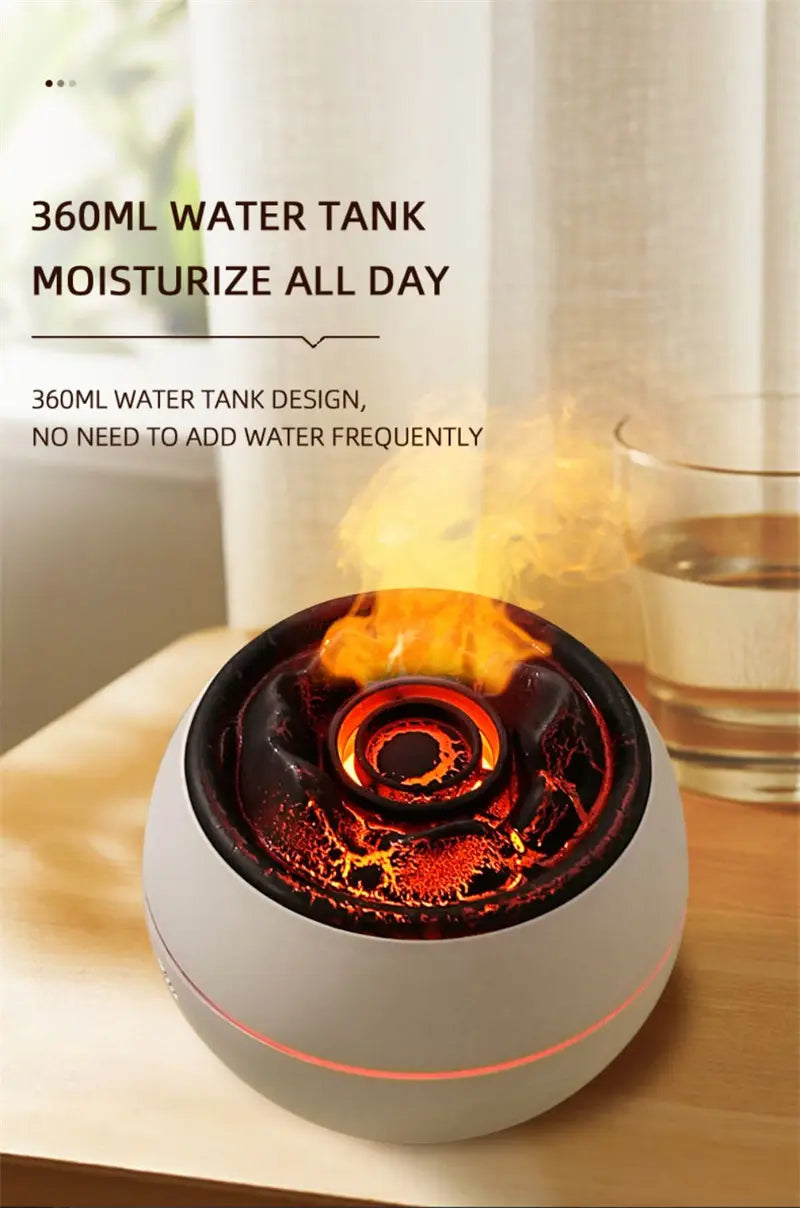 Flame Diffuser & Humidifier: Aromatherapy for Your Home