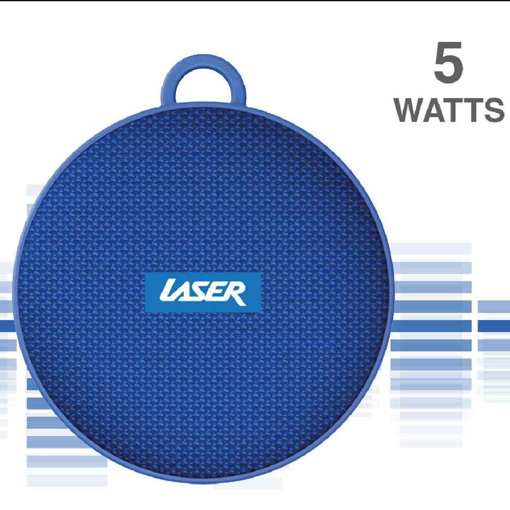 Laser Outdoor Bluetooth Speaker with Mount Blue