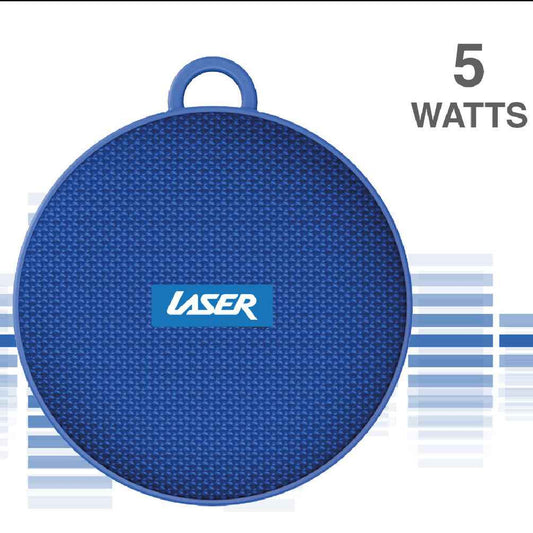 Laser Outdoor Bluetooth Speaker with Mount Blue