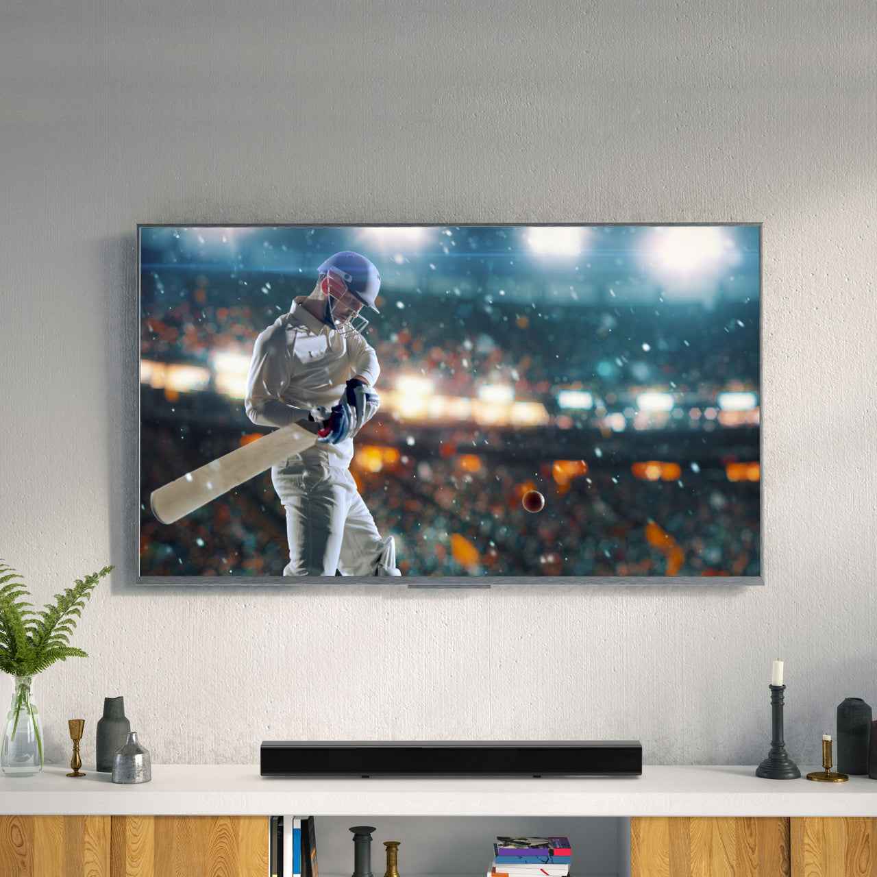 Laser Optical Soundbar with Wireless Sub-woofer