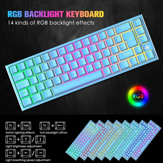 67-Key Compact Mechanical Gaming Keyboard