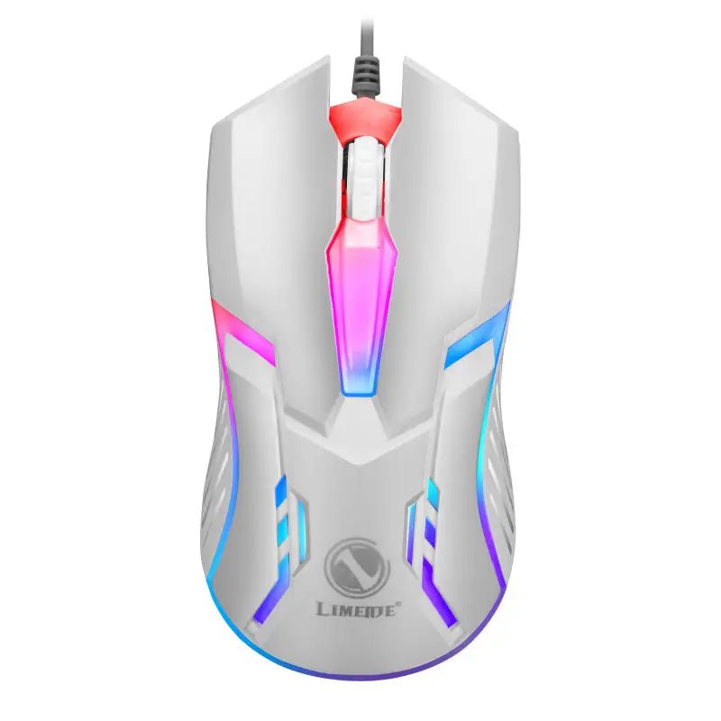 Backlit Wired Gaming Mouse - Old S1 white - 3PL Product