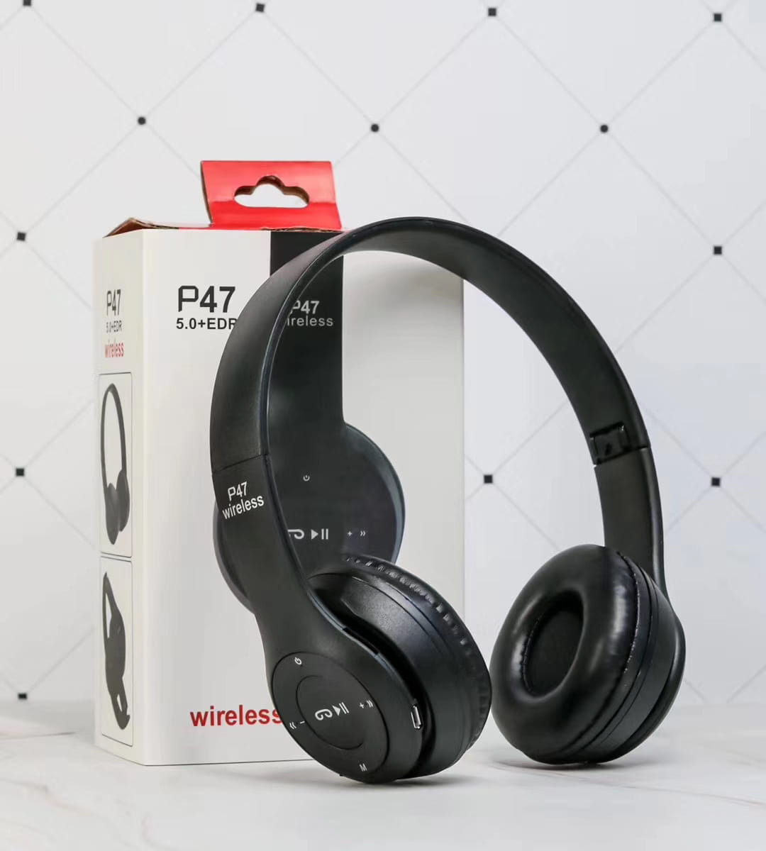 Foldable Bluetooth Headset - Stereo Bass Mic