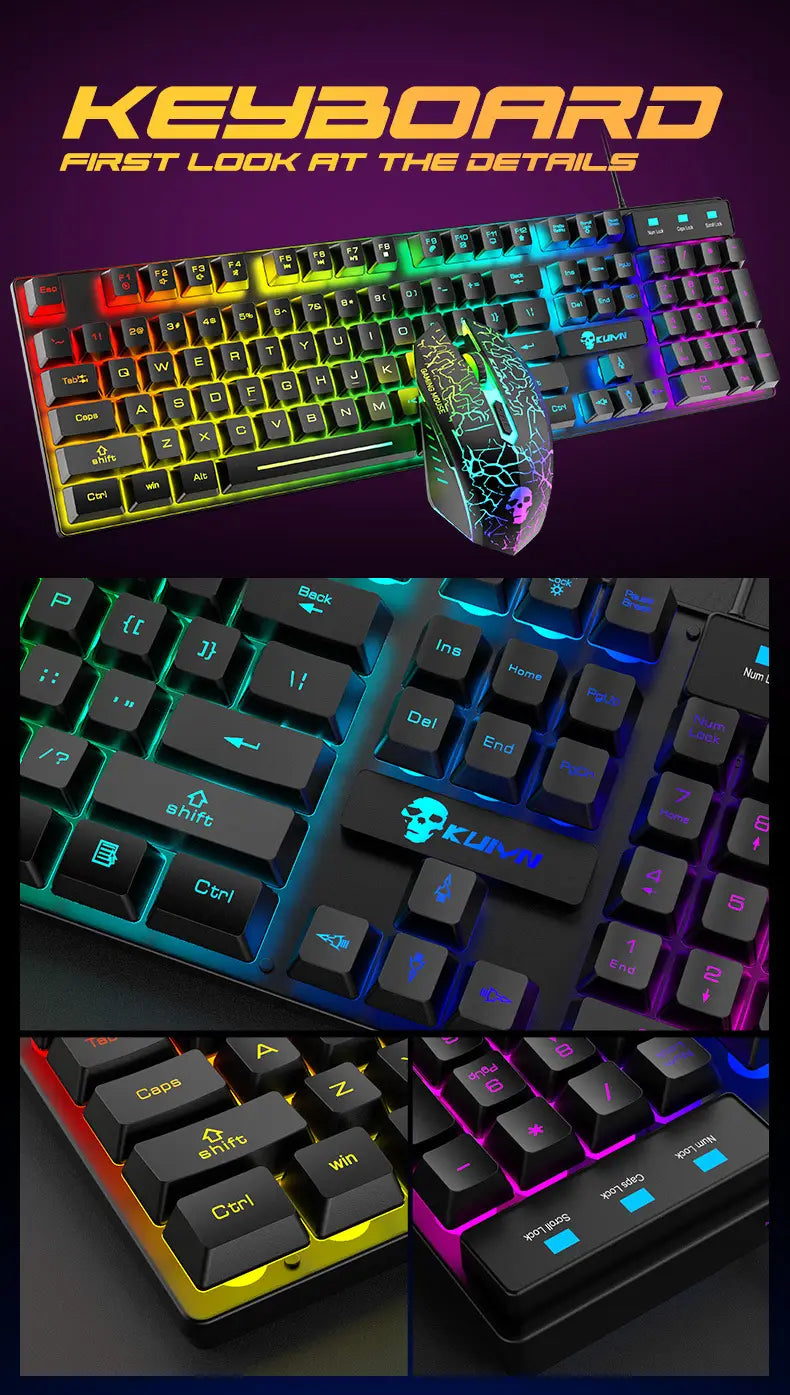 T6 RGB Keyboard and Mouse Combo