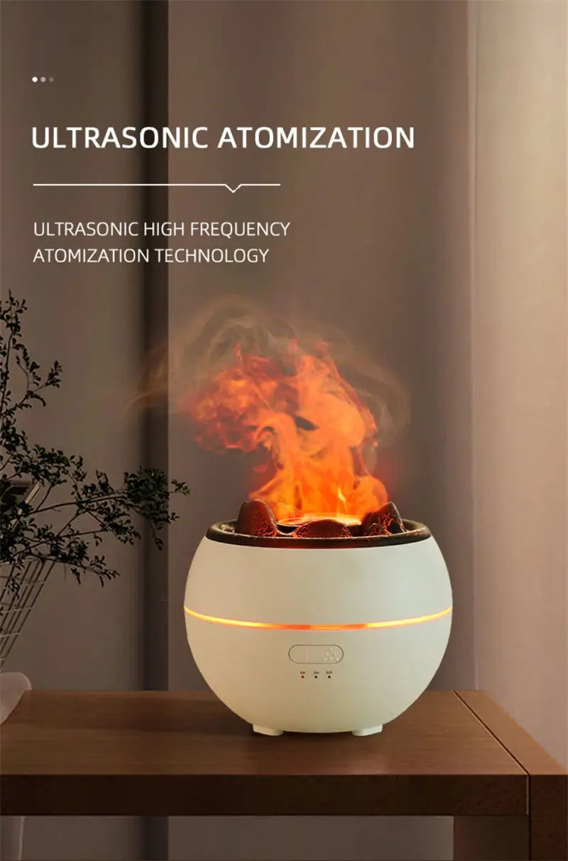 Flame Diffuser & Humidifier: Aromatherapy for Your Home