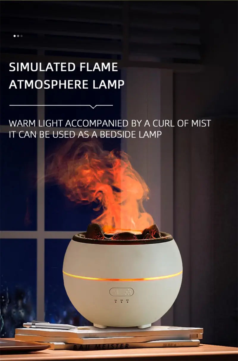 Flame Diffuser & Humidifier: Aromatherapy for Your Home