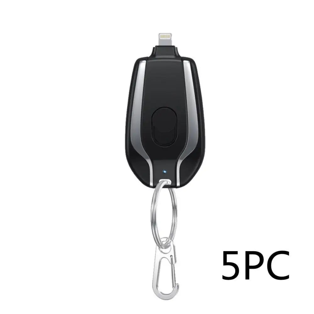 Keychain Savior: Mini Power Bank for Emergencies (Fast Charging) - TechTactic Frontier