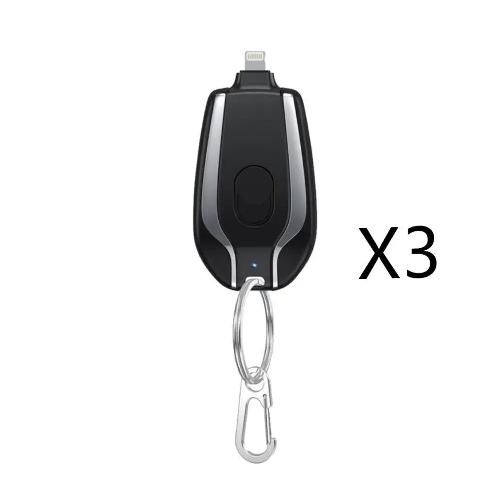 Keychain Savior: Mini Power Bank for Emergencies (Fast Charging) - TechTactic Frontier