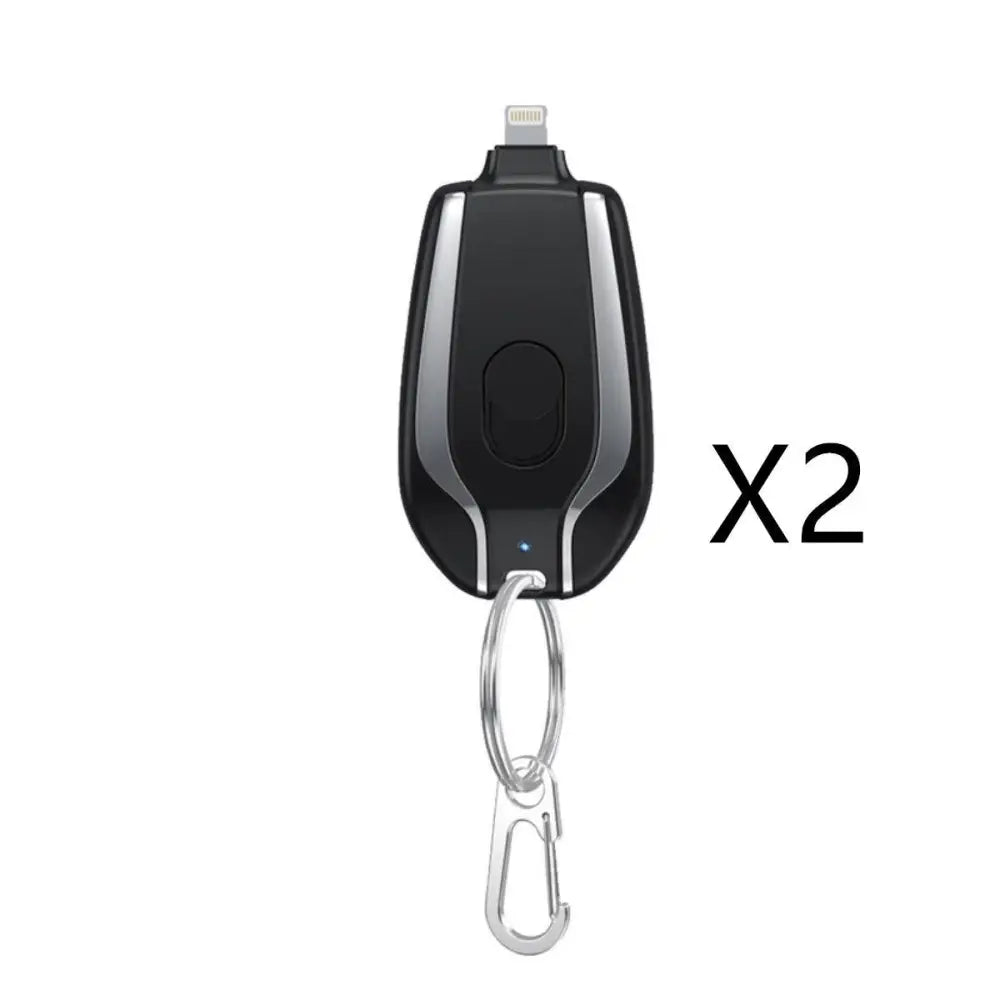 Keychain Savior: Mini Power Bank for Emergencies (Fast Charging) - TechTactic Frontier