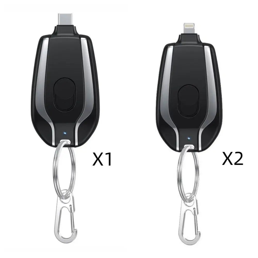 Keychain Savior: Mini Power Bank for Emergencies (Fast Charging) - TechTactic Frontier