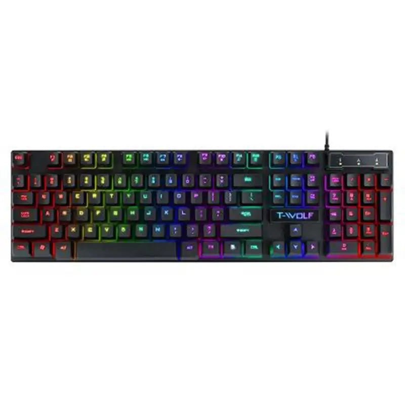 Luminous Wired Gaming Keyboard with Floating Design - T20 BLACK - 3PL Product