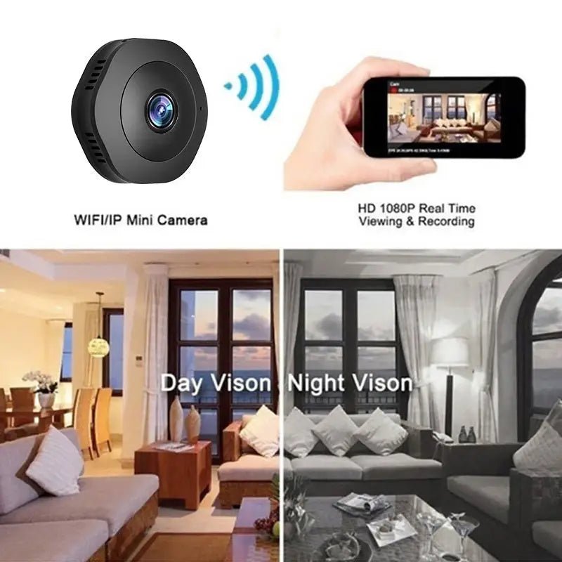 Mini Spy Camera 1080P HD Wireless Home Security - Black - 3PL Product