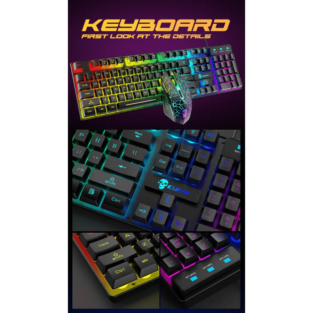 T6 RGB Keyboard and Mouse Combo - 3PL Product