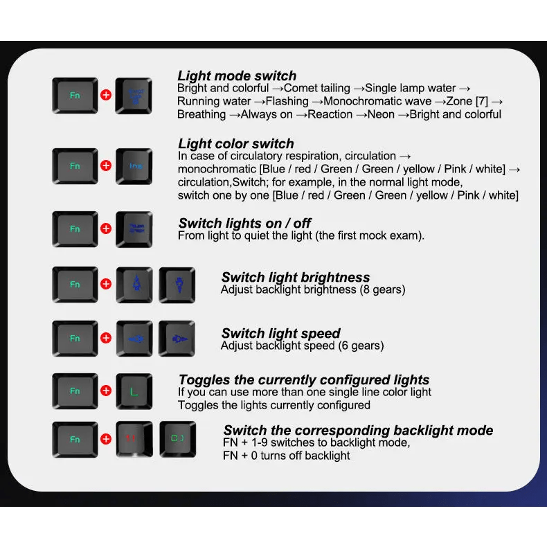 T6 RGB Keyboard and Mouse Combo - 3PL Product