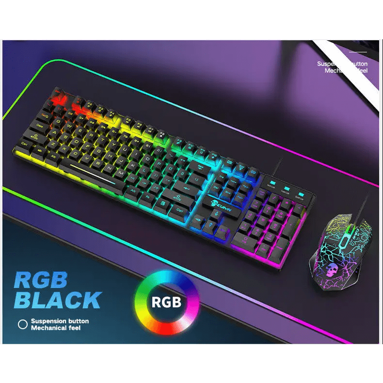 T6 RGB Keyboard and Mouse Combo - 3PL Product