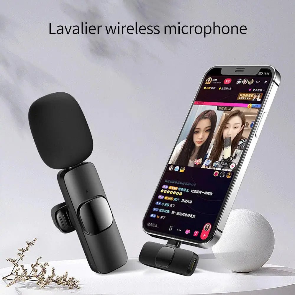 Wireless Lavalier Mic - Pro Clip-On for iPhone/Android - TechTactic Frontier