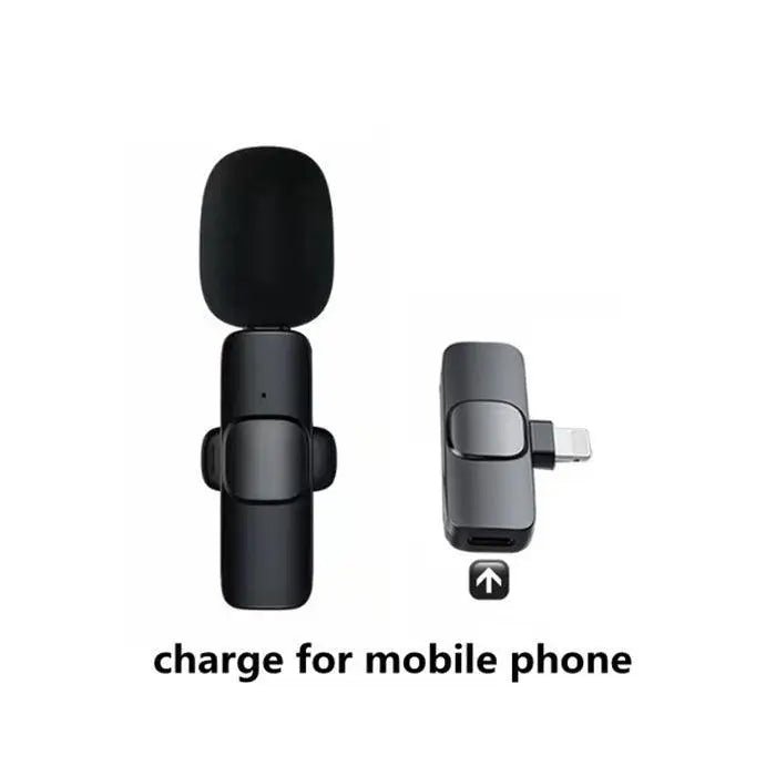 Wireless Lavalier Mic - Pro Clip-On for iPhone/Android - TechTactic Frontier